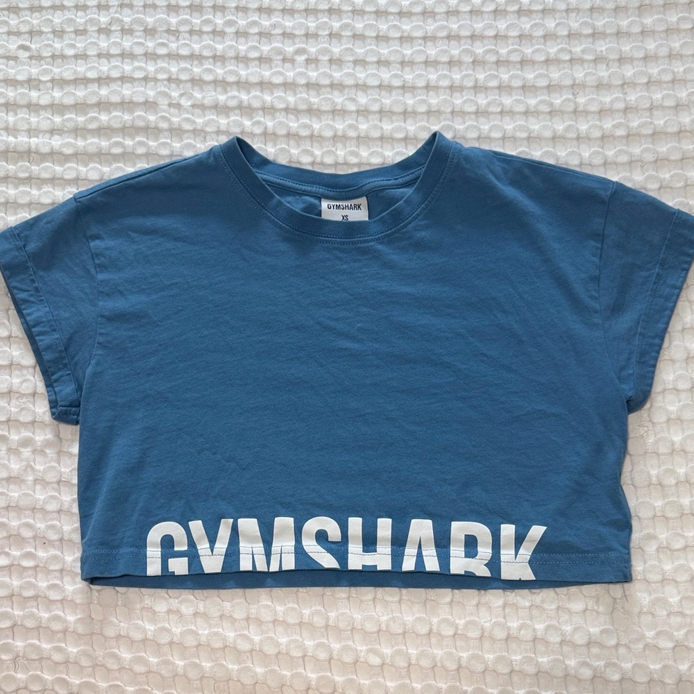 Gymshark Blue Crop Top